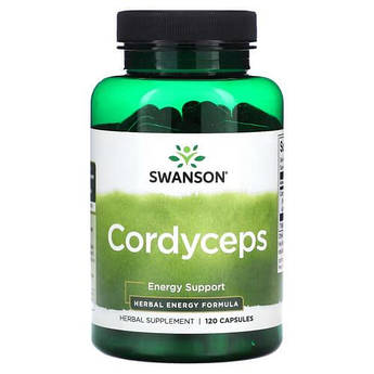 Swanson Cordyceps 600 mg 120 капсул