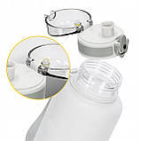 Пляшка для води спортивна 4FIZJO 1000 мл Grey (P-5905973404273), фото 7