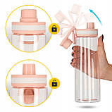 Пляшка для води спортивна 4FIZJO 850 мл Pink (P-5905973403818), фото 9