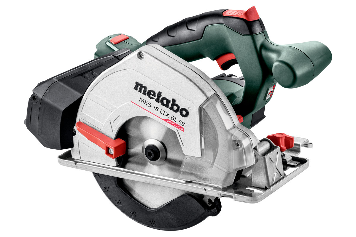 Акумуляторна ручна дискова пила 18V; metaBOX 340 MKS 18 LTX BL 58 (600773840)
