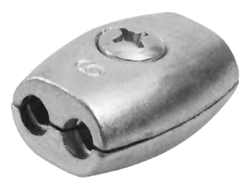 Затискач для тросу обтискний оцинкований