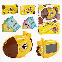 Дитячий планшет з картками Жираф, Говоряча навчальна гра кардрідер для дітей ORB