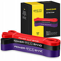 Еспандер-петля 4FIZJO Power Band 6-26 кг резина для фітнесу і спорту, набір 3 шт Mix (P-5907222931554)
