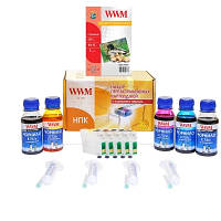 Популярний! Комплект перезаправних картриджів WWM Epson C110/Office T30/TX510FN (RC.T073H) - Краща якість тільки на Nukleon.com.ua