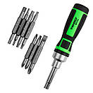 Викрутка Winso Pro реверсивна з комплектом насадок 16в1, фото 3