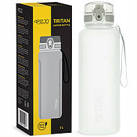 Пляшка для води спортивна 4FIZJO 1000 мл Grey (P-5905973404273)