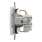 Розетка з заземленням без рамки Біла – EPH2970121 Asfora, фото 3