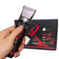 Професійна машинка для стрижки волосся GEMEI GM-550 з двома акумуляторами, Бритва триммер для бороди