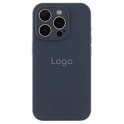 Silicone case for iPhone 16 (70) Deep Navy (закритий низ)