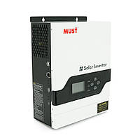 Гібридний інвертор MUST PV18-1512VPM, 1500W, 12 V, струм заряду 10/20A, 160-275V, MPPT (60А, 15-145 Vdc)