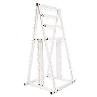 Стійка горизонтальна для грифів гантелей і штанг Zelart SC-8042A розмір-94х82х178смсм білий:- Gsport