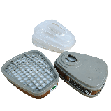 Напівмаска 3M 6200 з фільтрами 6001 А1 для захисту при фарбуванні, оригінал, фото 4