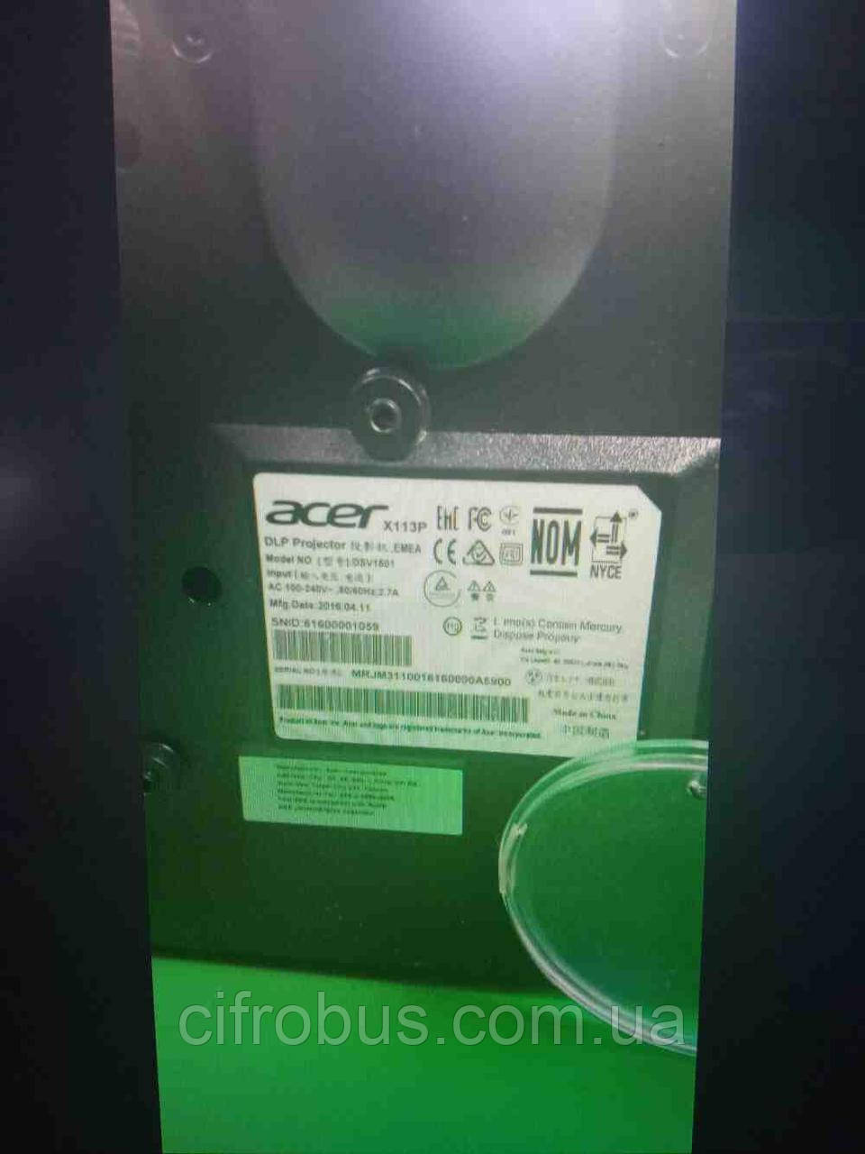 Мультимедіа проєктор Б/У Acer X113P, фото 1