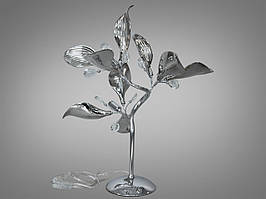 Елегантна настільна лампа з керамічними елементами та хромованим покриттям для інтер'єру 7229-3T HR