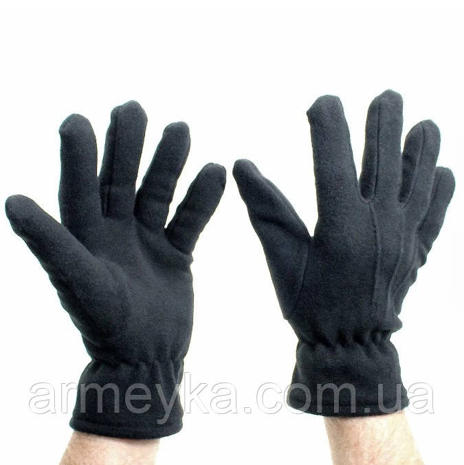Рукавички чорні фліс (PRC)