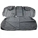 Чохли сидінь "Пілот" ВАЗ 2110/ВАЗ 2170 Пріора Priora тканинні чорно-сірі, фото 4