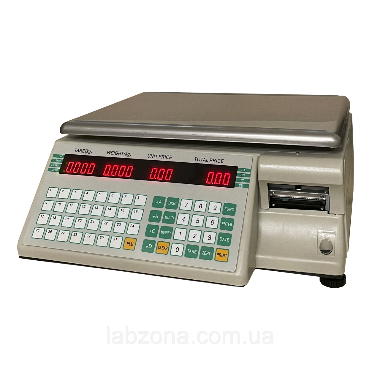 Ваги з друком ВТД без стійки Днепровес