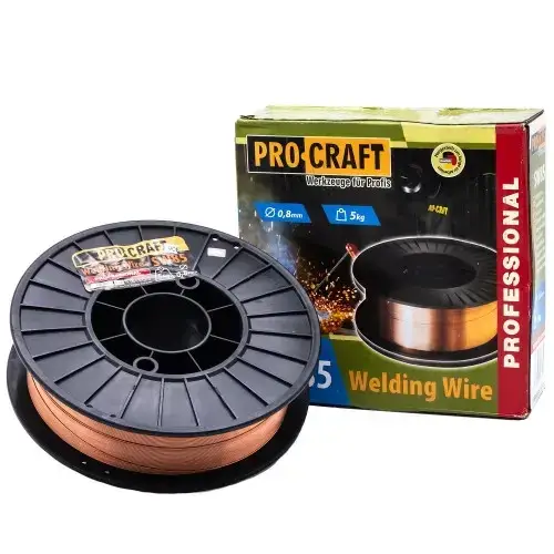 Зварювальний дріт Procraft SW85 0.8 мм 5 кг, фото 1