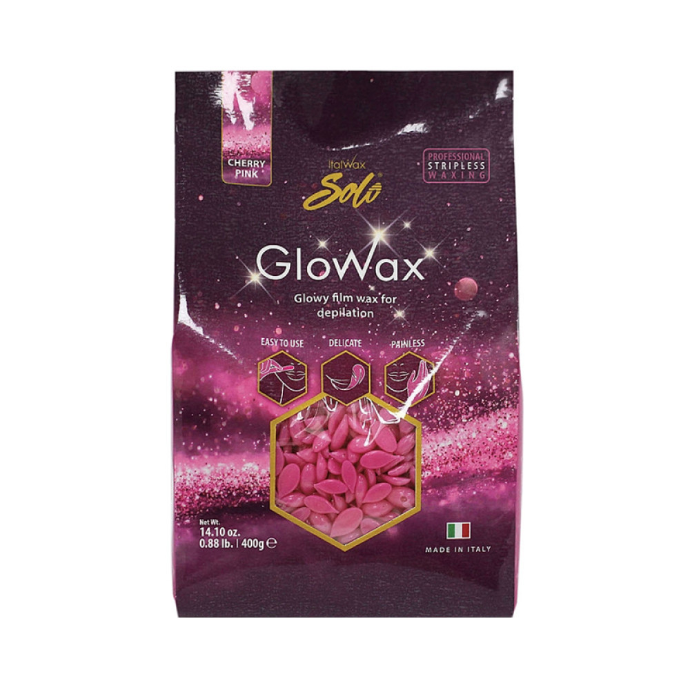 Віск гранульований Ital Wax GloWax Cherry Pink Рожева вишня 400 г