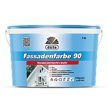 Фасадна фарба акрилова водоемульсійна Dufa Fassadenfarbe F90 мат білий 1,4 кг