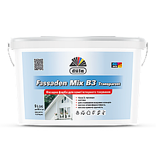 Фасадна фарба Dufa Fassaden Mix В3 Transparent прозора база для тонування 9 л