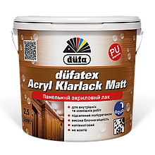 Лак для дерева акриловий Dufatex Acryl Klarlack Dufa глянець 10 л