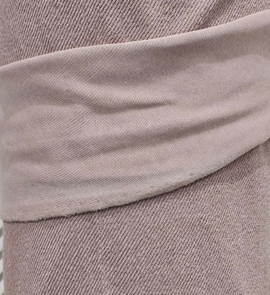 Тканина Тринитка без начосу (Петля) Пудра, фото 1