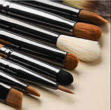 Пензлі для макіяжу Zoreya Сharm 15 шт з чохлом, фото 2