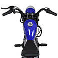 Електромотоцикл дитячий Harley-Davidson (синій колір) 350W, фото 3