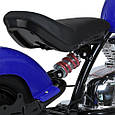 Електромотоцикл дитячий Harley-Davidson (синій колір) 350W, фото 8