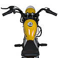 Електромотоцикл дитячий Harley-Davidson (жовтий колір) 350W, фото 3