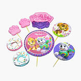 Набір вафельних топерів "Серця рожеві" 7 шт., фото 10