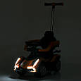 Дитячий електромобіль-толокар Sport Baby Car (помаранчевий колір) з пультом керування 2,4G, фото 6