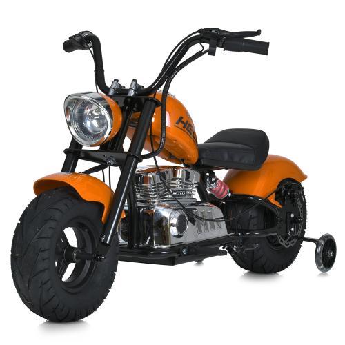 Електромотоцикл дитячий Harley-Davidson (помаранчевий колір) 350W, фото 1