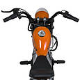 Електромотоцикл дитячий Harley-Davidson (помаранчевий колір) 350W, фото 3