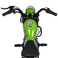 Електромотоцикл дитячий Harley-Davidson (зелений колір) 350W, фото 7