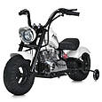 Електромотоцикл дитячий Harley-Davidson (білий колір) 350W, фото 2