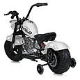 Електромотоцикл дитячий Harley-Davidson (білий колір) 350W, фото 7