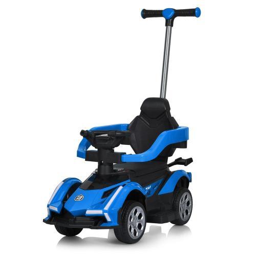 Дитячий електромобіль-толокар Sport Baby Car (синій колір) з пультом керування 2,4G, фото 1
