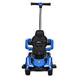 Дитячий електромобіль-толокар Sport Baby Car (синій колір) з пультом керування 2,4G, фото 3