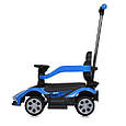 Дитячий електромобіль-толокар Sport Baby Car (синій колір) з пультом керування 2,4G, фото 5
