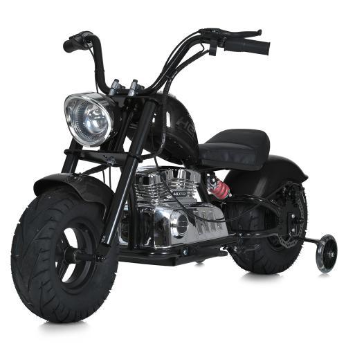Електромотоцикл дитячий Harley-Davidson (чорний колір) 350W, фото 1