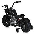 Електромотоцикл дитячий Harley-Davidson (чорний колір) 350W, фото 2