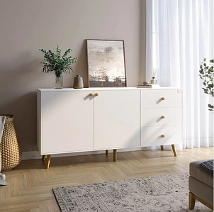 Комод в спальню вітальню кімнату сучасний комод Хюге 5 з ЛДСП комоди для речей білизни одягу 1584х392х770мм