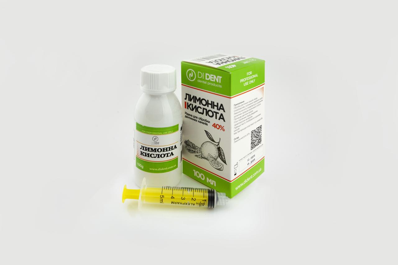 Лимонна кислота Citric Acid 40% тм ДіДент