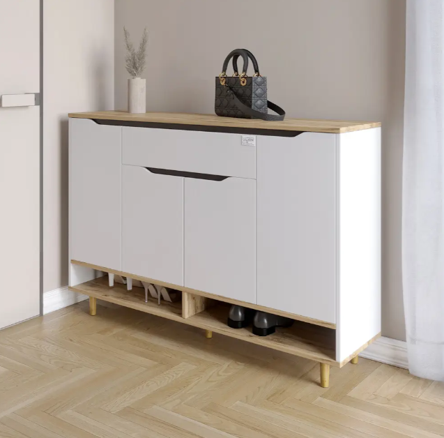 Тумба для взуття в передпокій Саліван 2 комод тумби тумбочки під взуття взуттєва тумба 1200х330х830 мм