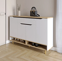 Тумба для взуття в передпокій Саліван  2 комод тумби тумбочки під взуття взуттєва тумба 1200х330х830 мм