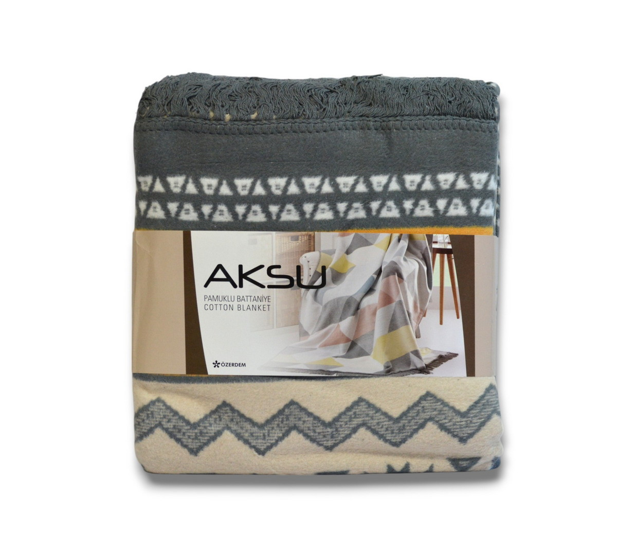 Плед Aksu 180×220 см. Tulipe Sari