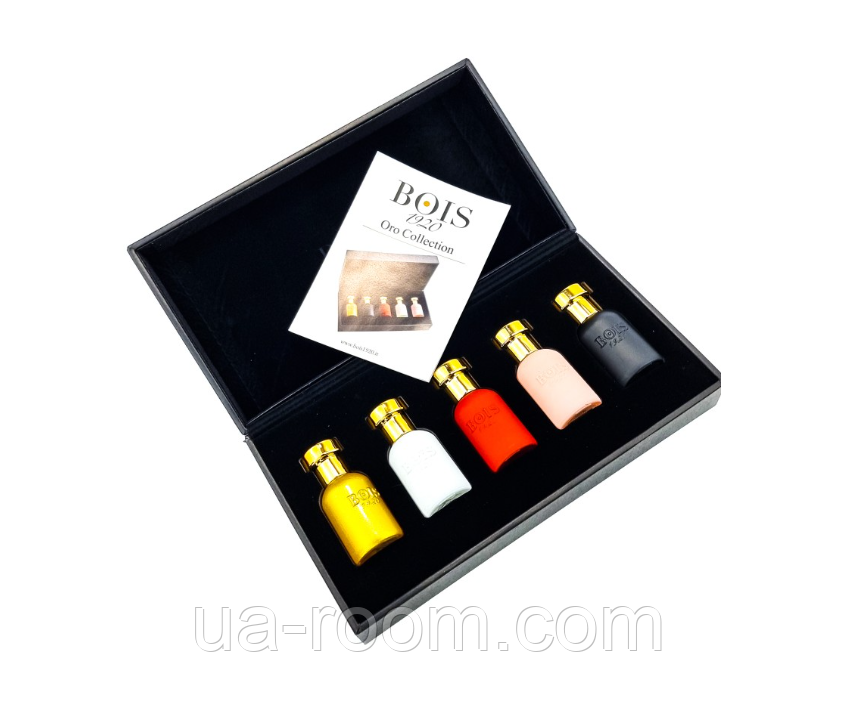 Парфюмированный набор унисекс Bois 1920 Oro Collection 5*18 мл.(premium)