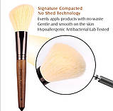 Пензлі для макіяжу Zoreya Сharm 15 шт з чохлом, фото 6